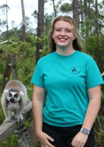 MacKenzie Klink Keeper Lemur Conservation Foundation